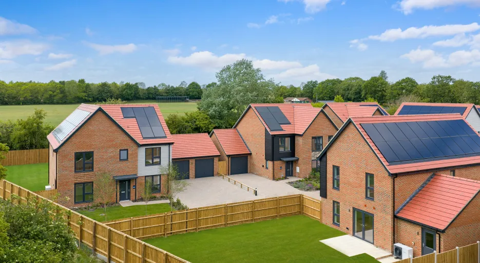 Hollymead Square - Drone Externals