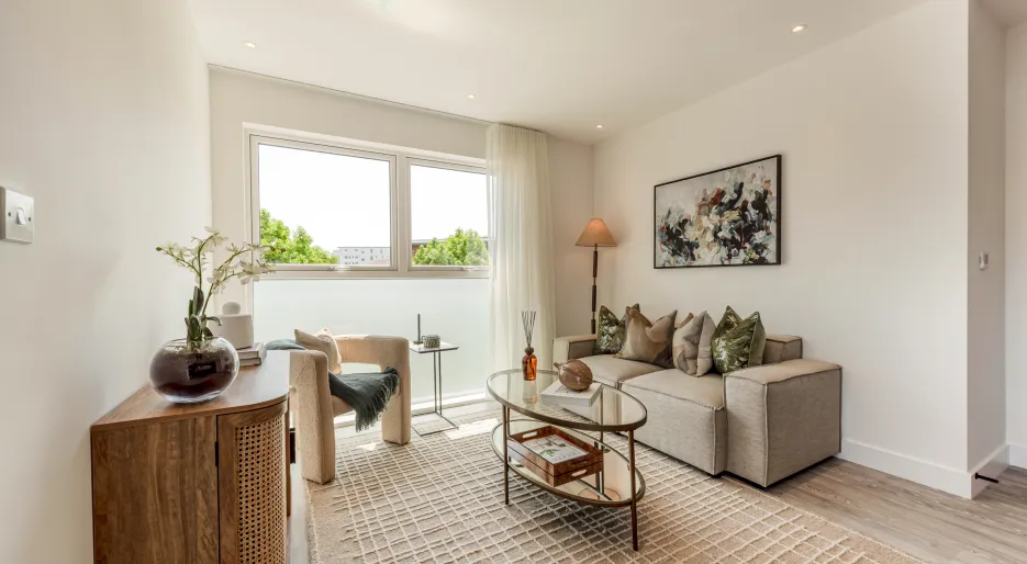 Kew Bridge Rise, Apartment 105, Wren House, 2-Bedroom, Living Room
