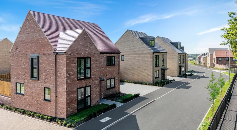 Kingsley Park - Drone Street Scene - Plots 114-116 