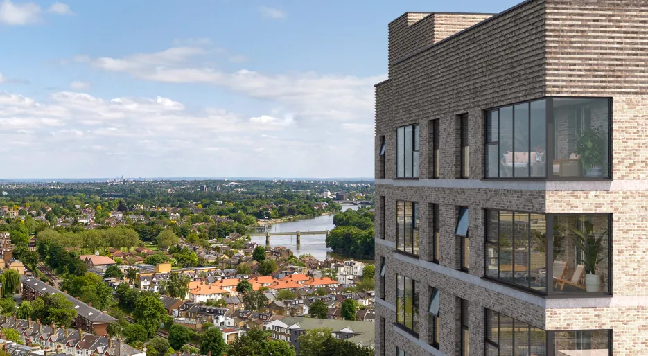 Brentford View from apartment 
