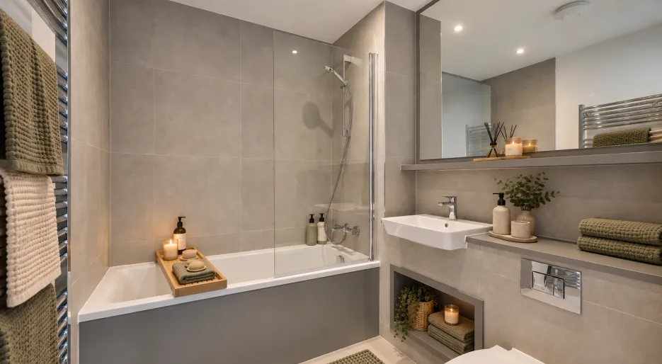 Hollymead Square - The Aubrey, Number 78 - Bathroom