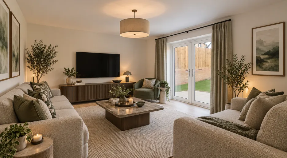 Hollymead Square - The Aubrey, Number 78 - Living Room