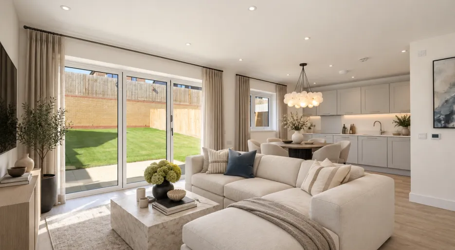 Hollymead Square - The Pembroke, Number 83 - Kitchen dining living.png