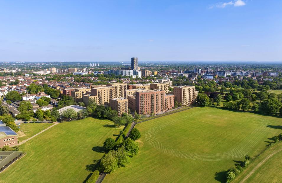 Lampton Parkside Drone CGI