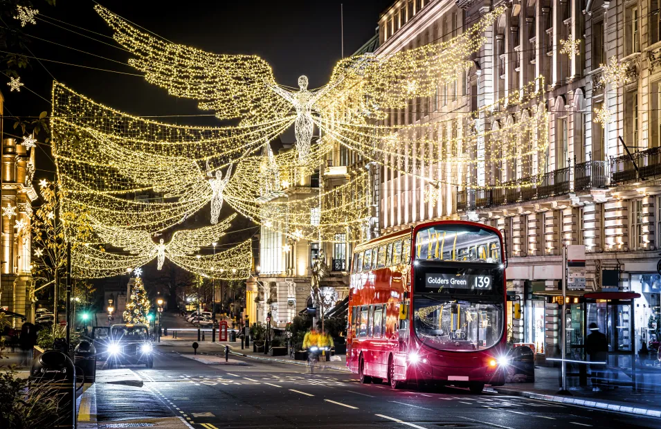 Oxford Street at Christmas