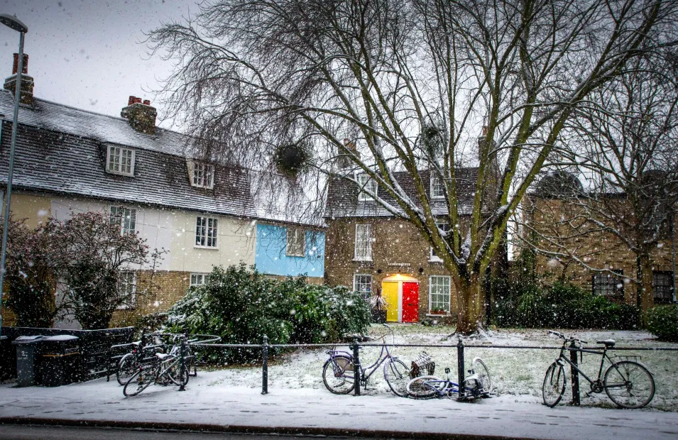 Cambridge in winter
