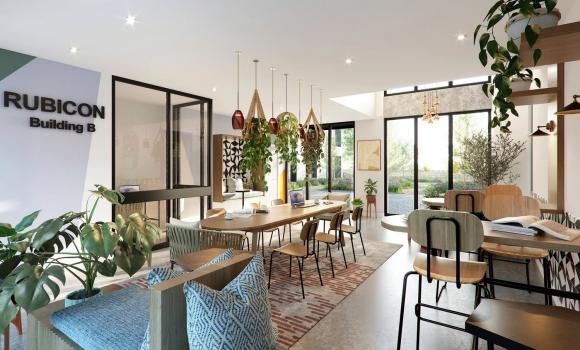Coworking space in Building B at Rubicon