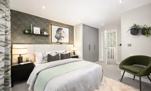 Hollymead Square - Plot 22 - Bedroom 2