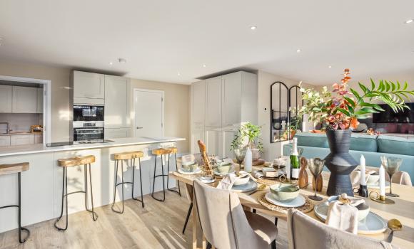 Chesterford - Plot 23 - Open Plan Living, Dining and Kitchen Area 