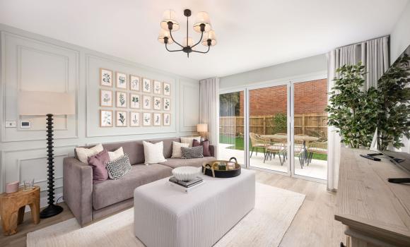 St Georges Place - Plot 1 - Bifold Living Room