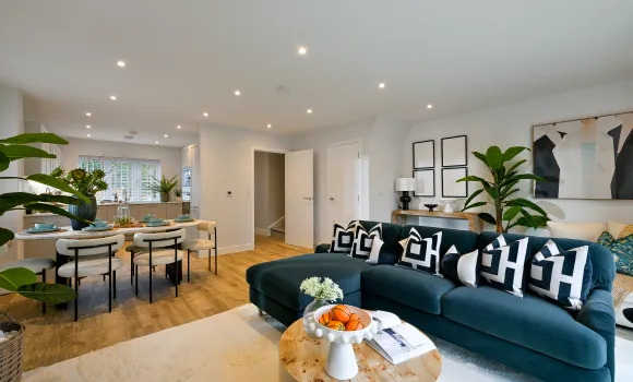 Millside Grange, show home, Living Room