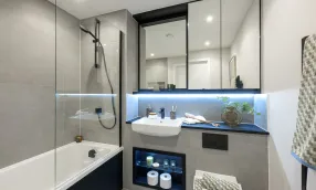 Icon Two Bedroom Show Apartment - Bathroom 