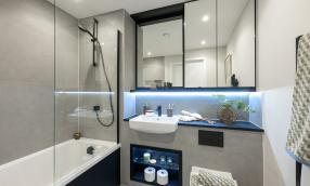 Icon Two Bedroom Show Apartment - Bathroom