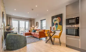 Marleigh Park - Apartment A12, The Franklin Building - Kitchen/Dining/Living