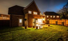 Millside Grange, outside lighting