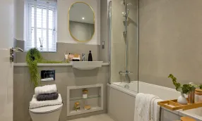Millside Grange, 3 bedroom show home bathroom