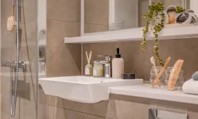 Canalside Quarter, number 197, 3 bed apartment, ensuite detail