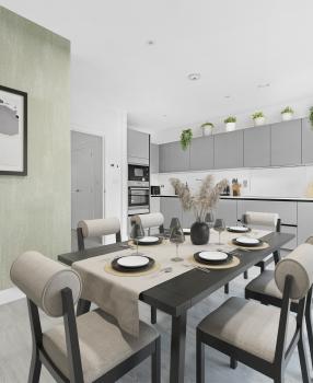 Plot 22, Canalside Quarter,Kitchen
