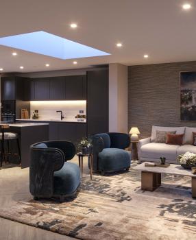 The Clifton Collection, Regency Mews Kitchen, Dining, Living CGI