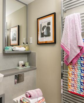 Audley Green Bathroom Towel Radiator 