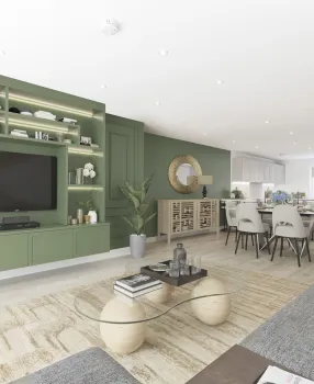 Elgrove Gardens, living area