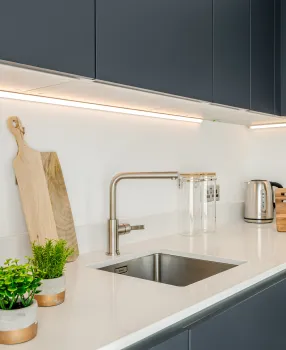 on Parkside, 1bed 1bath showhome , Kitchen shot