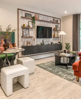 North Gate Park, 2 bed show home living space