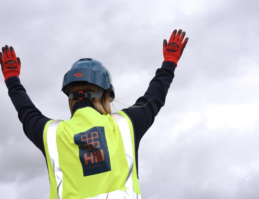 Woman in PPE