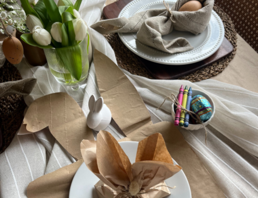 Easter tablescape