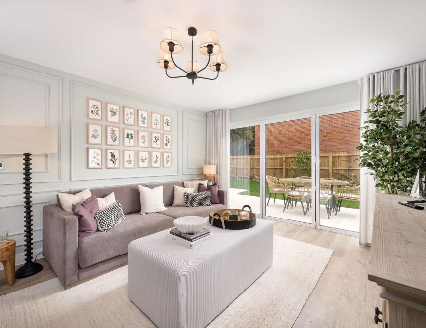 St Georges Place - Plot 1 - Bifold Living Room