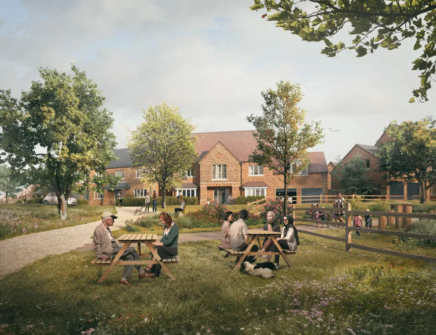 CGI image of the Little Chalfont Park Development
