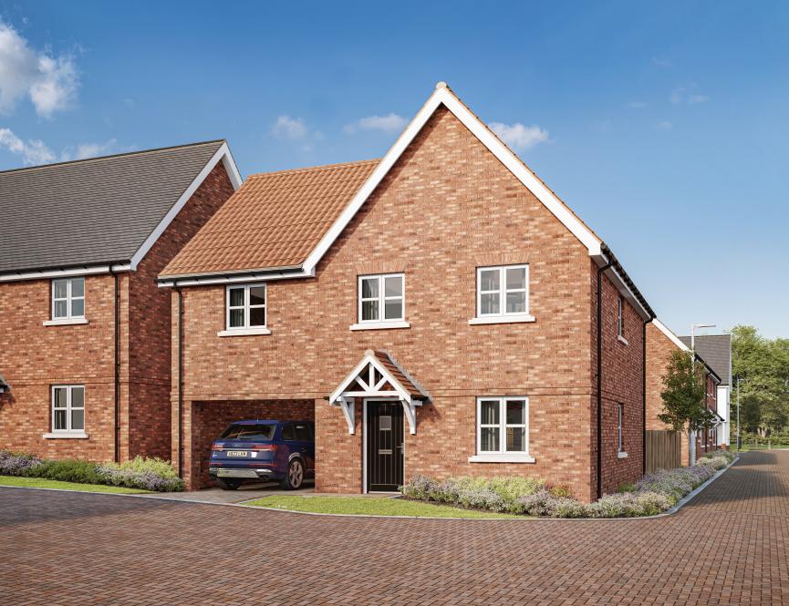 The Violet CGI at Audley Green, Great Chesterford