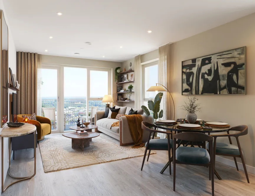 Nexus living room CGI 