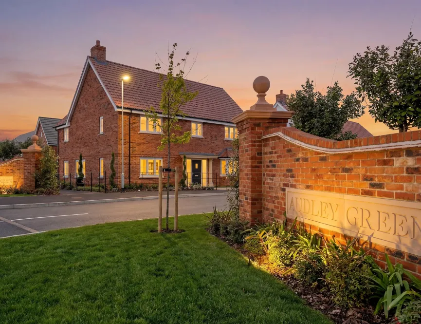 Audley Green Dusk Street Scene - Foxglove Showhome.jpg