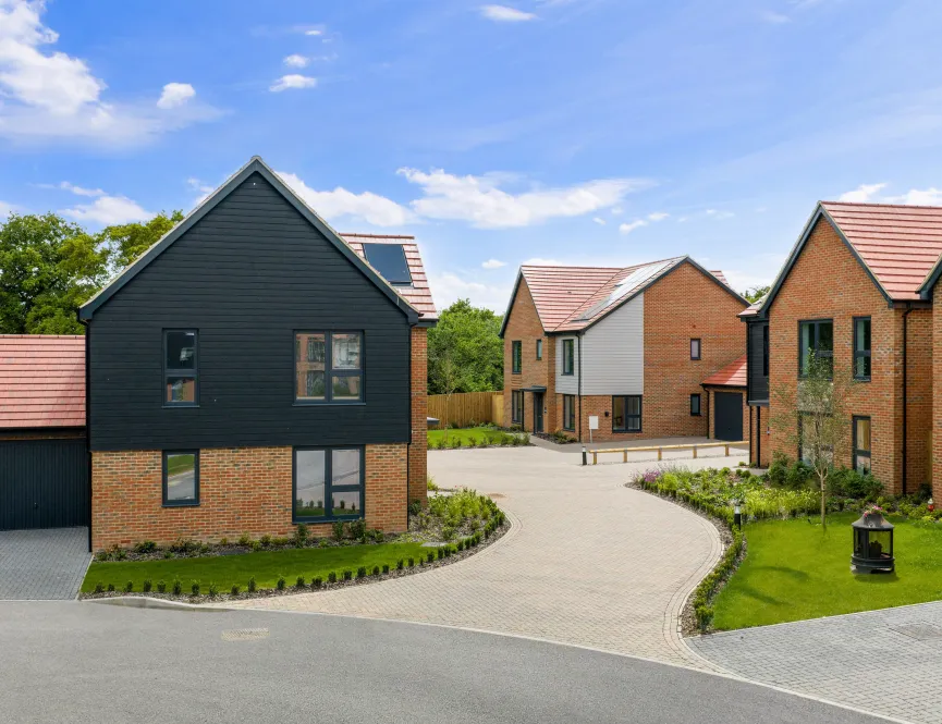 Hollymead Square - Street Scene Plots 62 - 65