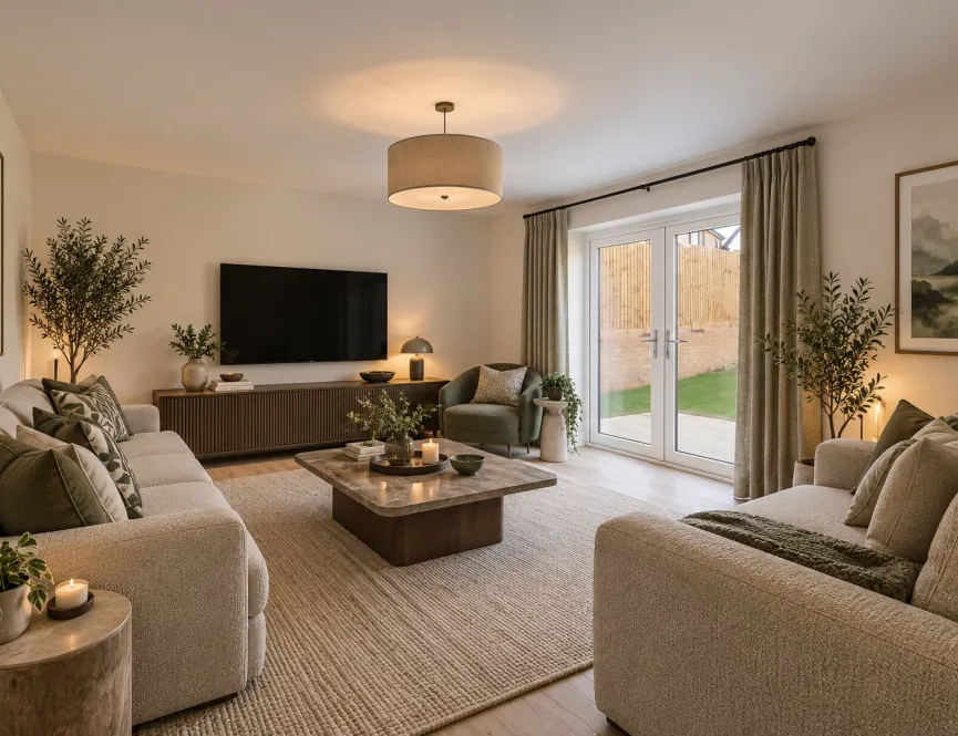Hollymead Square - The Aubrey, Number 78 - Living Room