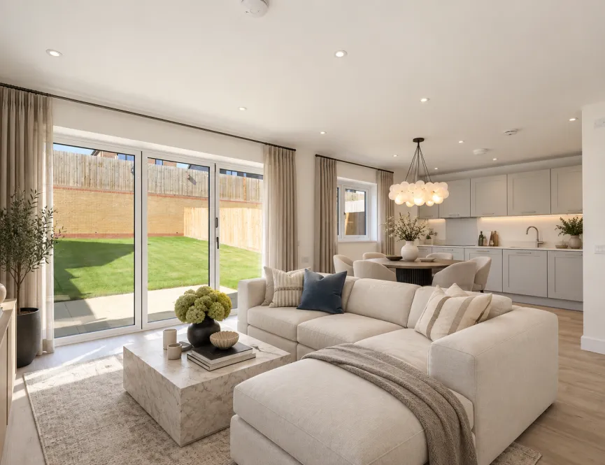 The Pembroke, Number 83, Kitchen/Dining/Living