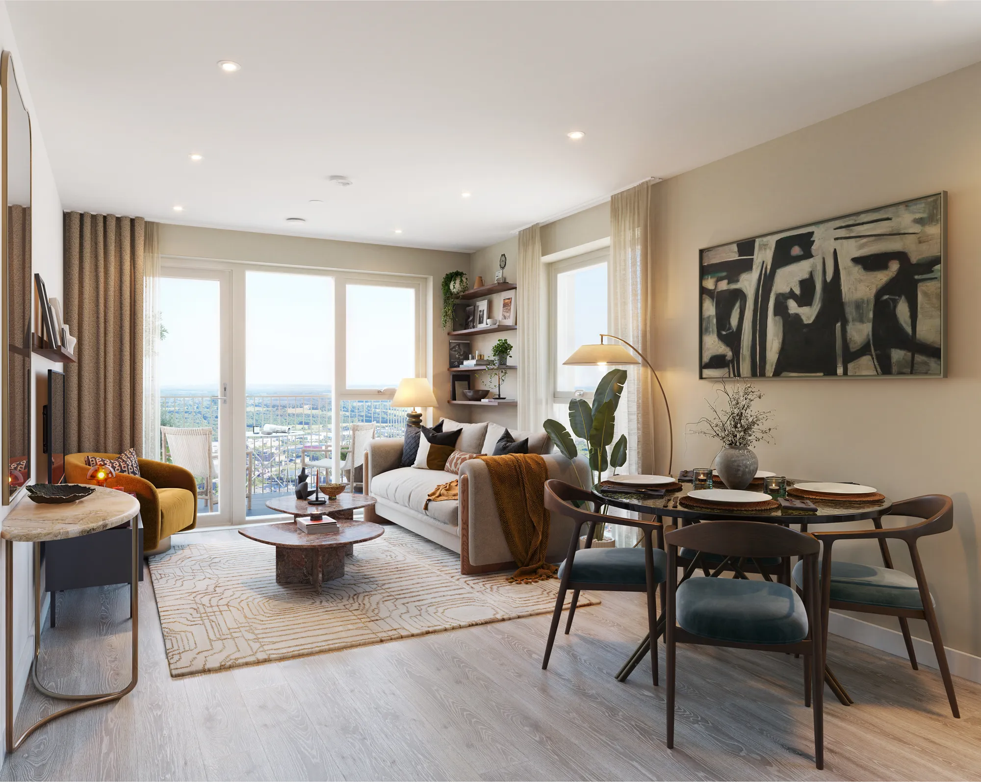 Nexus living room CGI 