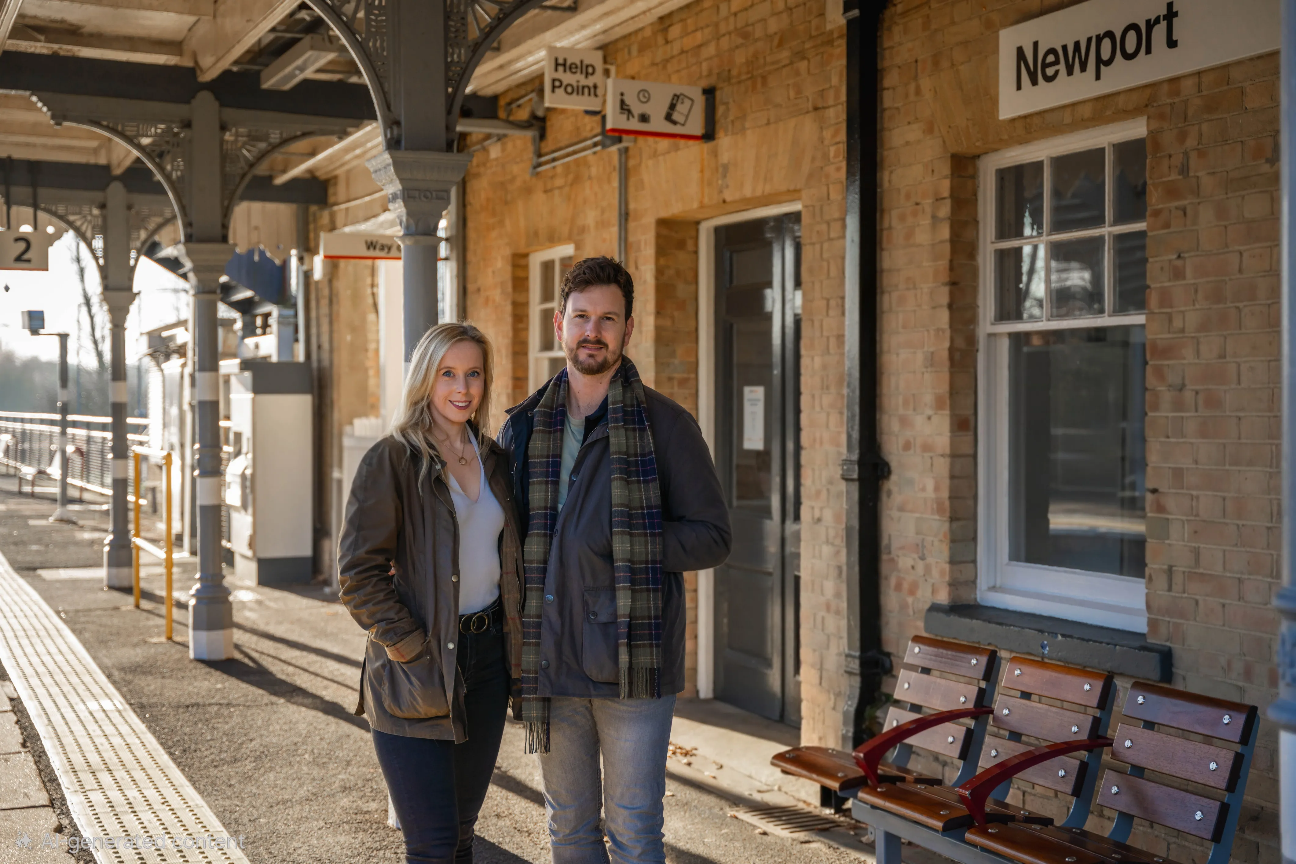 Chloe and Ryan - Hollymead Square train station