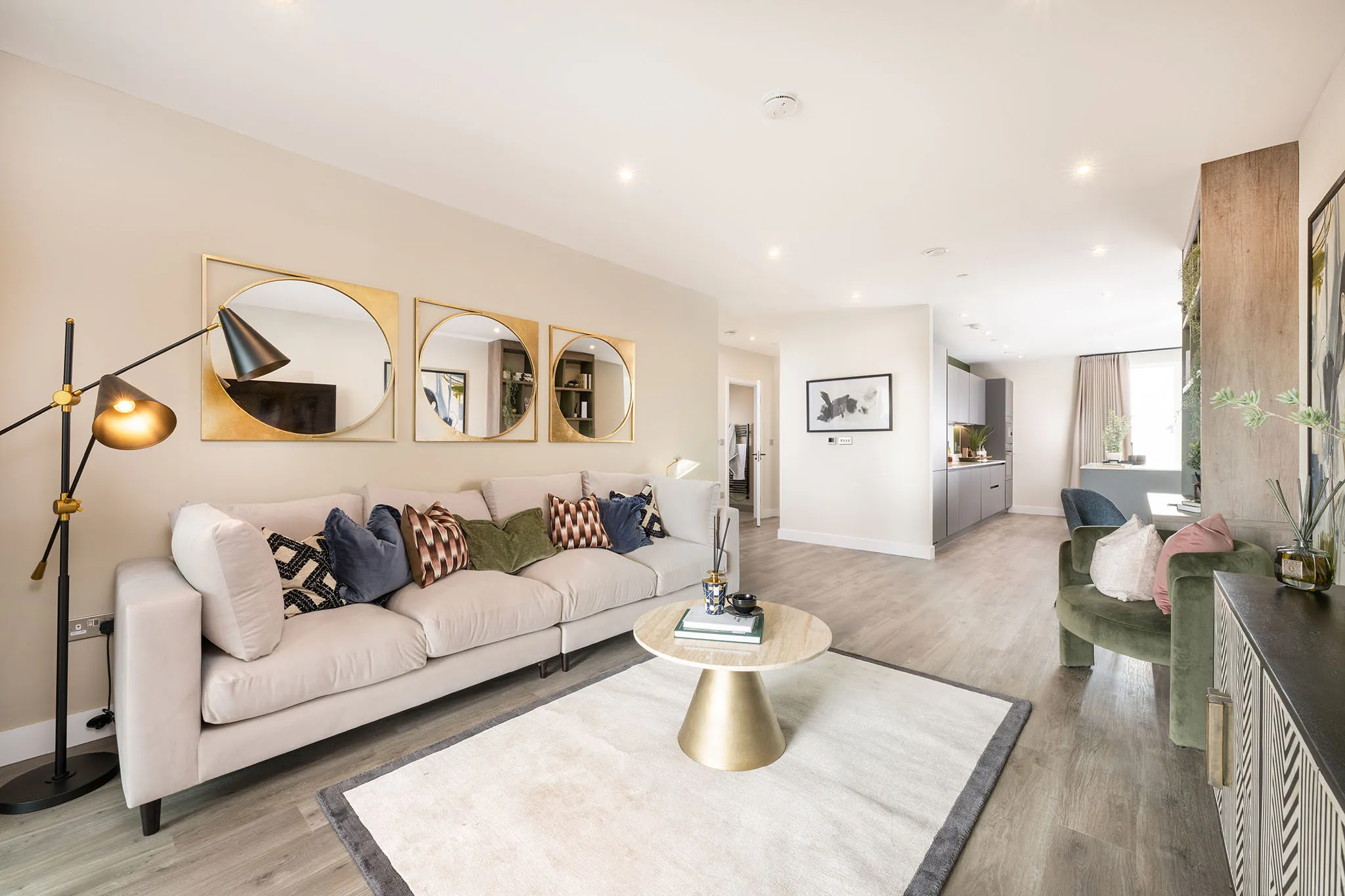 The Icon, 3 bedroom show home, living room