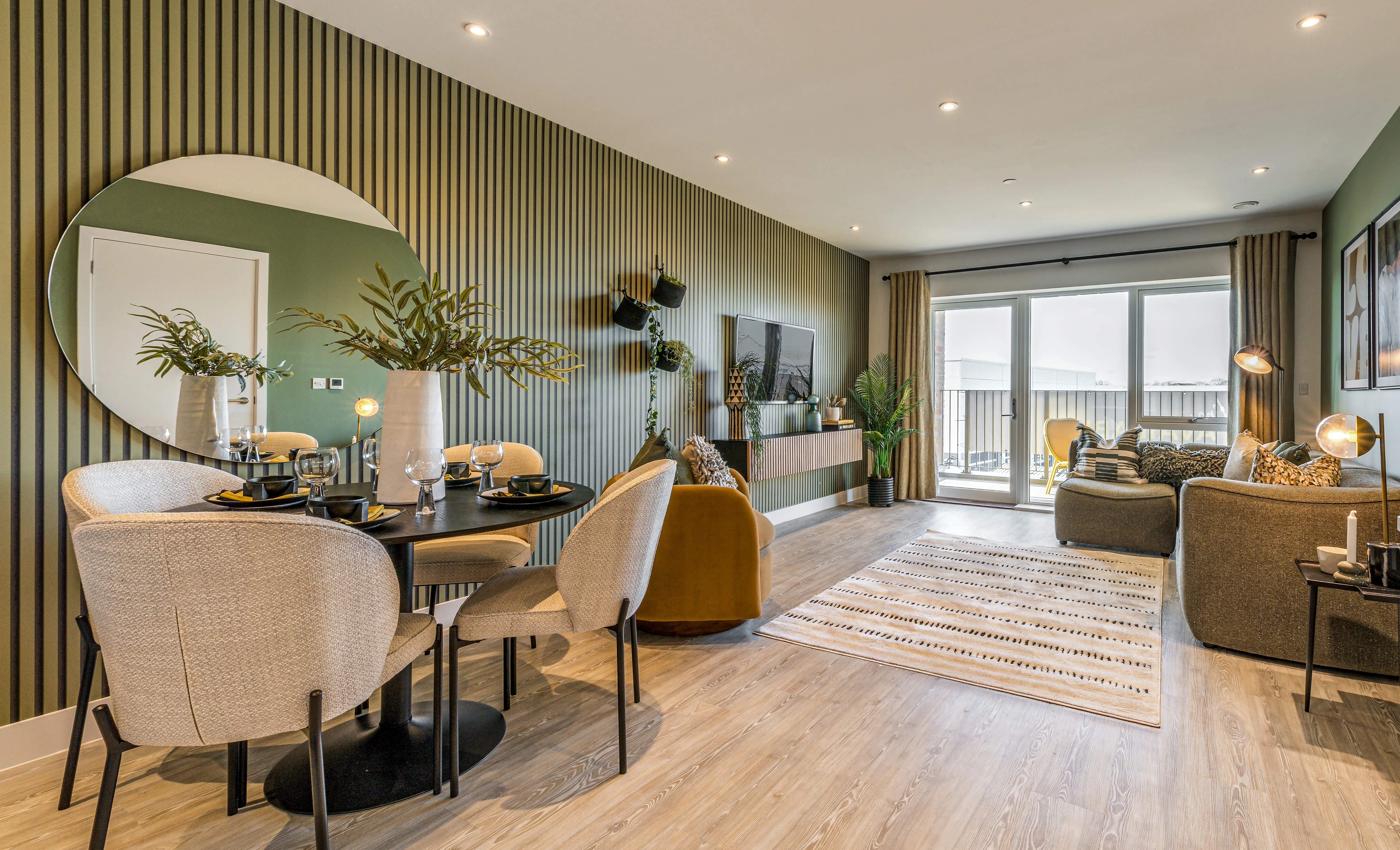 Dagenham Green - 2-bed 2-bath living room 