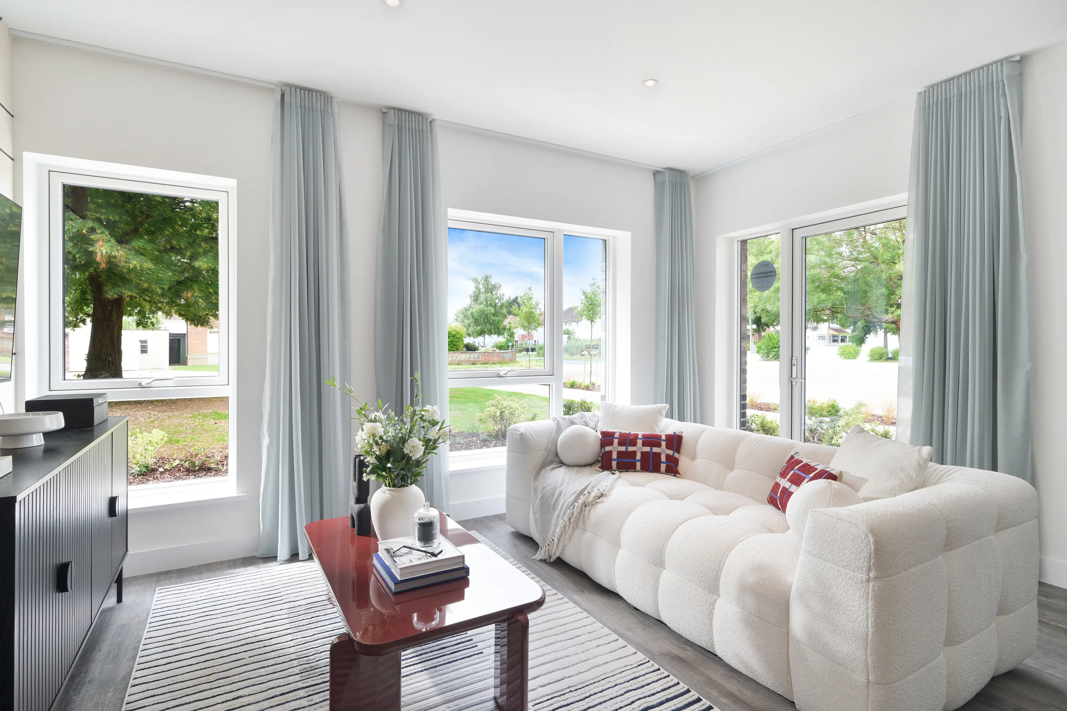 City Reach - Plot 6, 2 bedroom show apartment, Living area