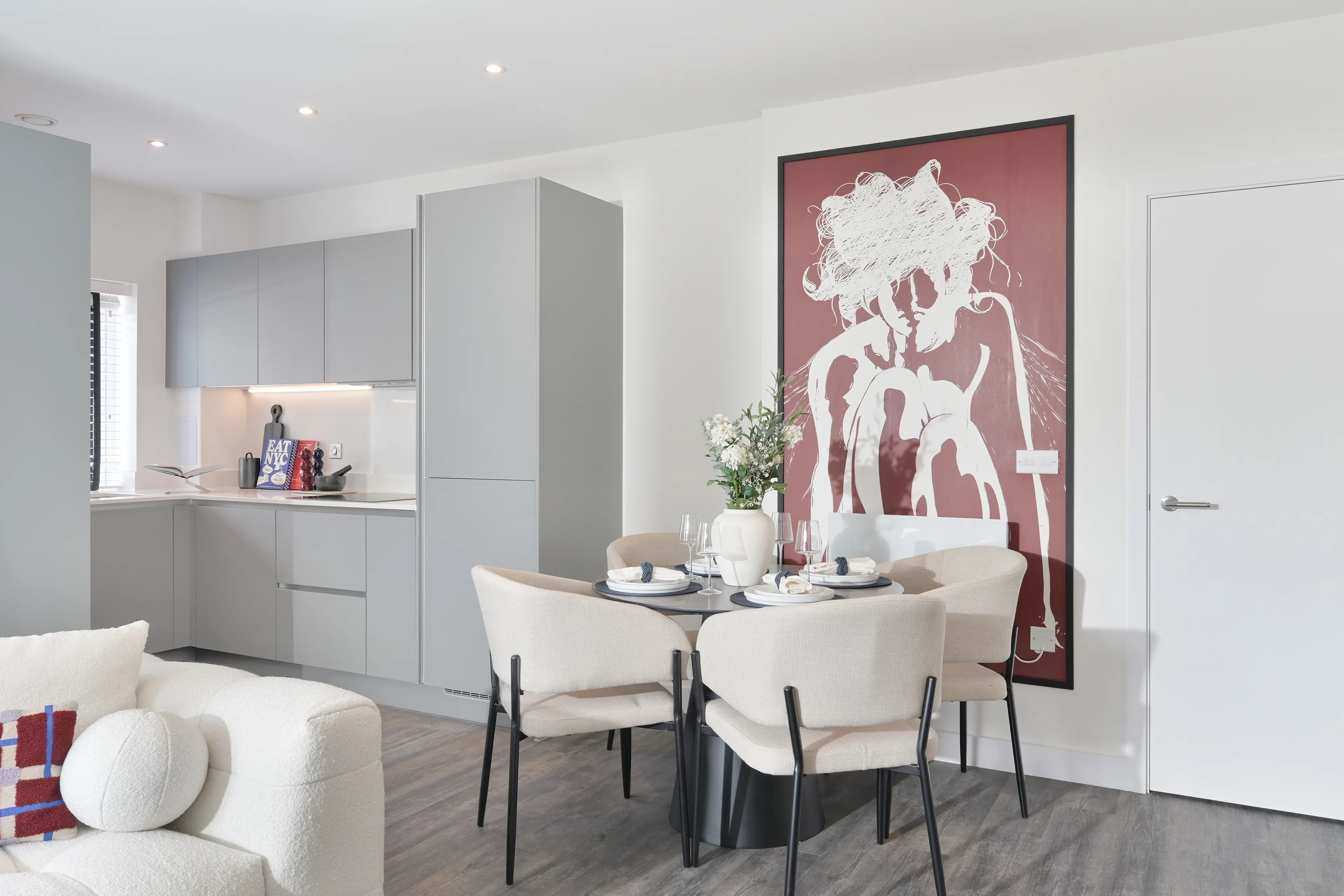 City Reach - Plot 6, 2 bedroom show apartment, Dining area