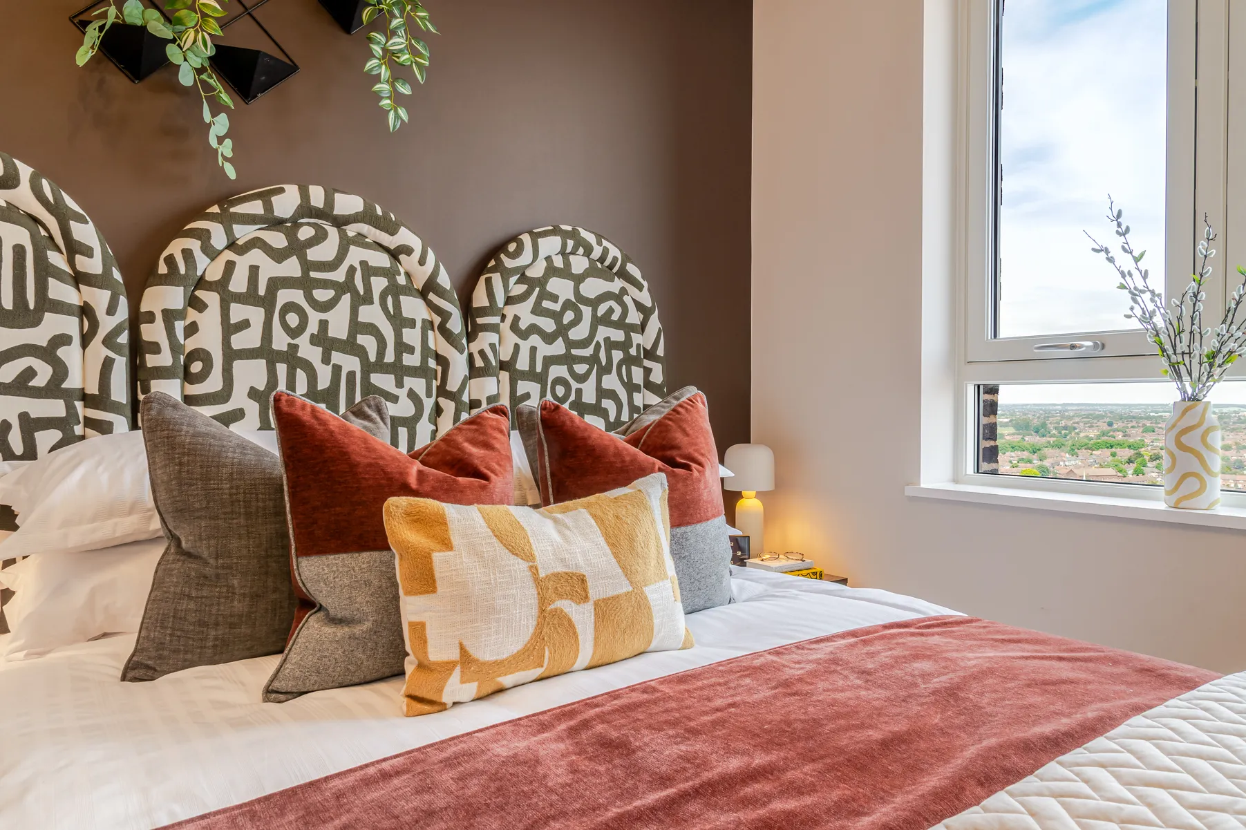 The Liberty, one bed one bath show home, bedroom shot